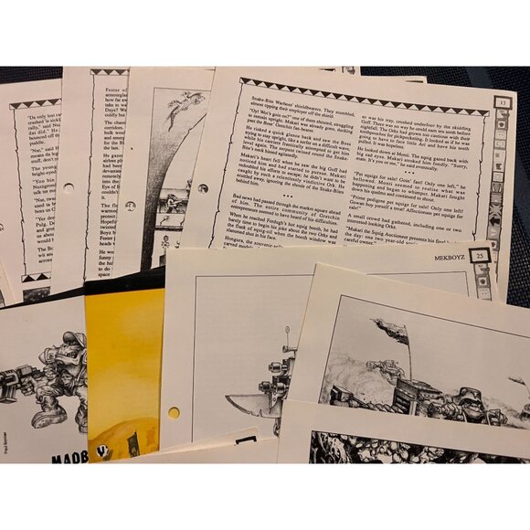 WAAARGH THE ORKS! Original 1990 Edition (not reprint) Games Workshop, 98 pages - Picture 15 of 16
